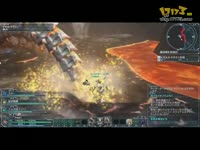 《梦幻之星2OL》 火山火龙BOSS战