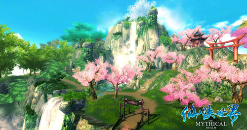 梦幻美景 《仙侠世界》醉清新游戏场景_巴士仙侠世界_http://xx.tgbus.com/