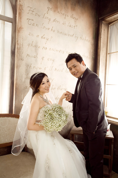 【曾经三秋】雪落和恋雪来晒结婚照了