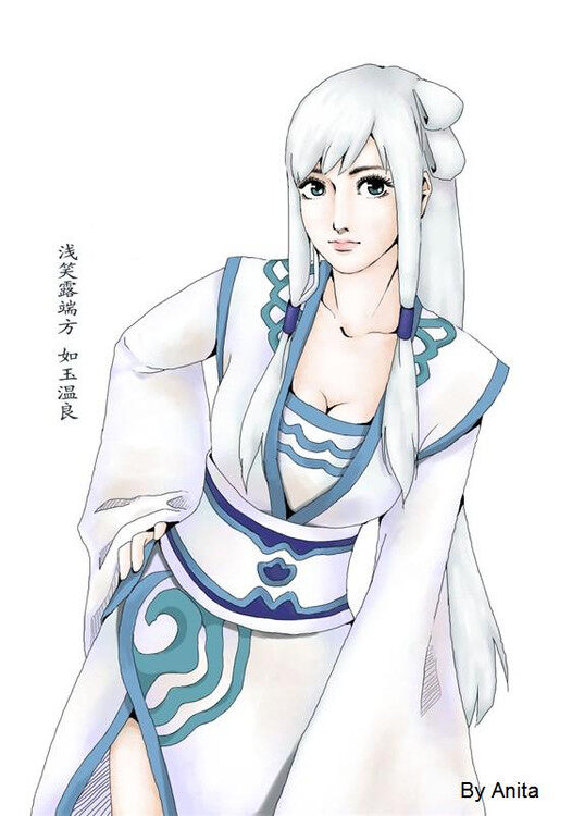 灼华胜桃夭 手绘暗香之盈七夕白河时装