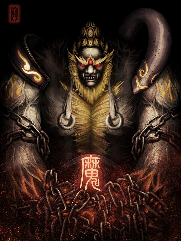 微血腥霸气外露 玩家手绘人神魔美图赏