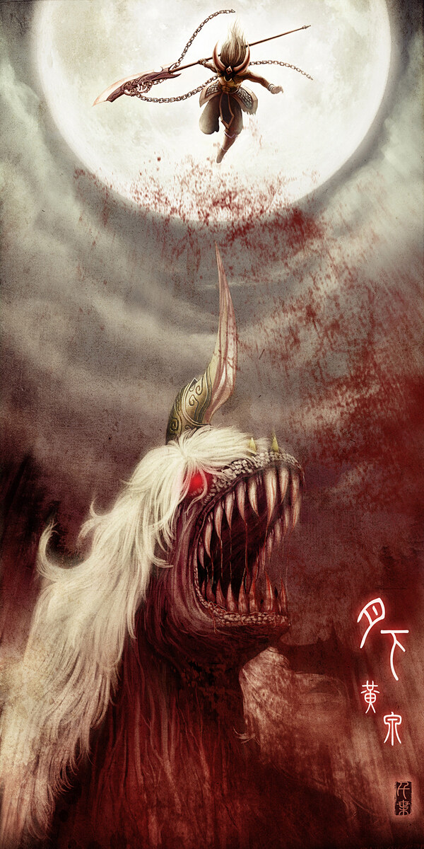 微血腥霸气外露 玩家手绘人神魔美图赏