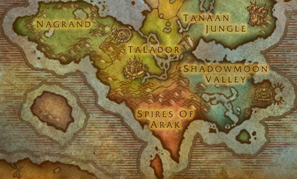 是我们熟知的外域么?6.0你所不知道的德拉诺大陆