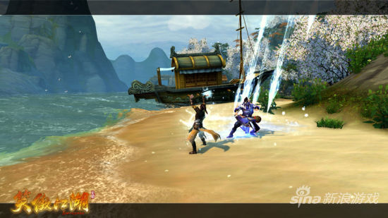 逍遥门派地图：海边打斗