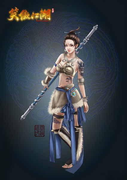 媲美大师的大尺度同人画 笑傲江湖ol图赏