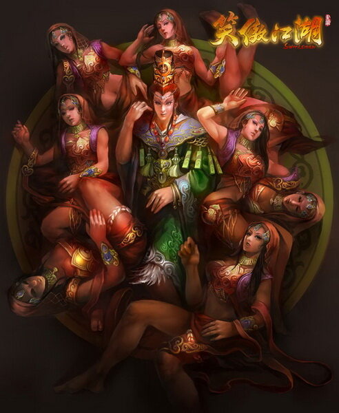 媲美大师的大尺度同人画 笑傲江湖ol图赏