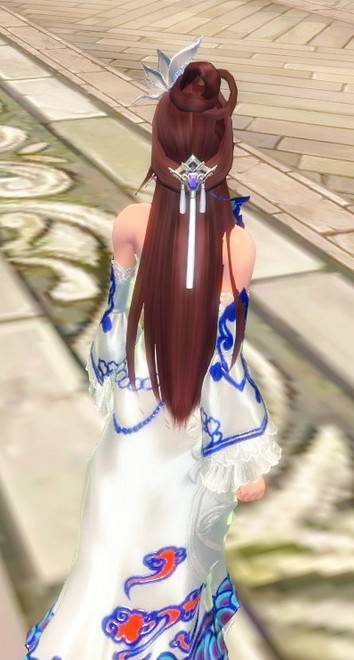 笑傲江湖ol结婚礼服染色记 青花瓷成品