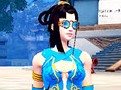 笑傲江湖OL西域风情海蓝全色时装展示