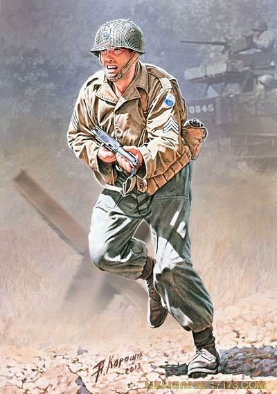 空中网3D射击《大决战》游戏角色原画