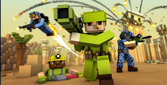 DIY搬砖沙盒像素FPS《方块战争》试玩