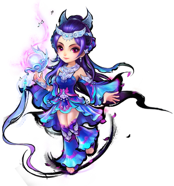 梦幻新角色巫蛮儿 染色效果图