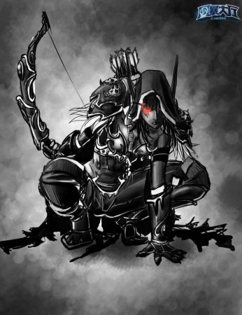 《风暴英雄》新角色希尔瓦纳斯经典画作 (4)
