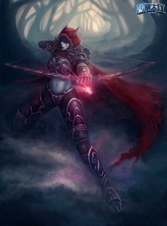 《风暴英雄》新角色希尔瓦纳斯经典画作 (10)