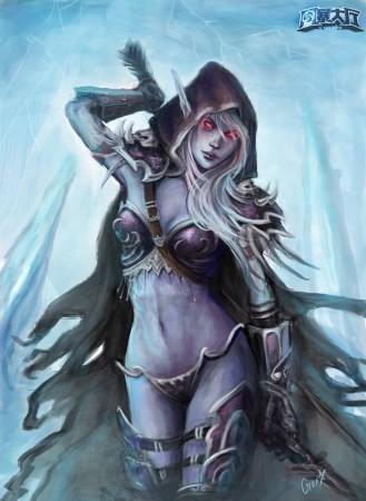 《风暴英雄》新角色希尔瓦纳斯经典画作 (25)