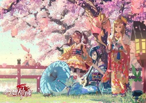  画师Vofan打造《幻想神域》樱花主题设定图 