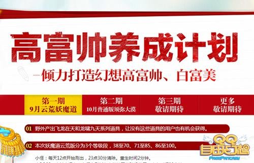 《QQ自由幻想》高富帅养成计划第二季开启