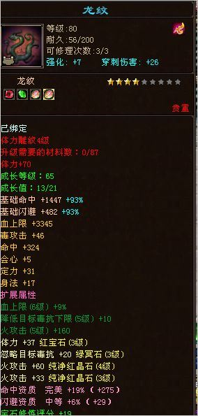 写给全4及以下丐帮同门建议附装备伤害图