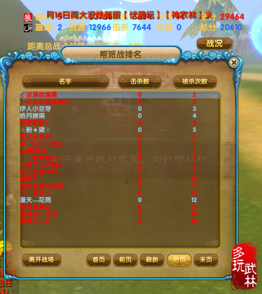 电一天殇激情城战战报速递 七匹VS聚义