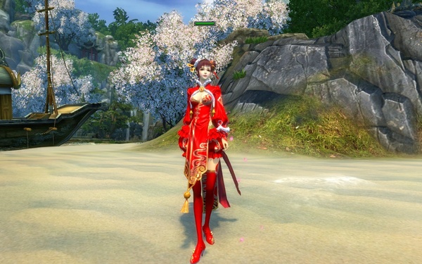 胡姬酒肆春禧装 随机+固染喜出纯红宝石