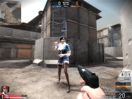 智云姐姐带你看《反恐精英online2》女鬼模式