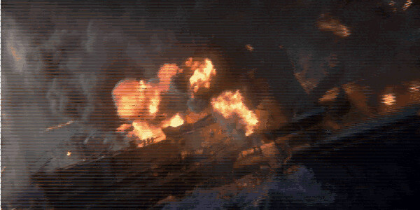 战舰世界gif,致命撞击