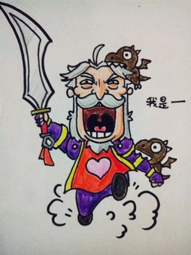 炉石传说玩家手绘炉石带我回到童年