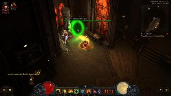 暗黑3如何进入套装地城