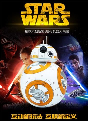 《星战7》全国上映  BB-8机器人火热开售