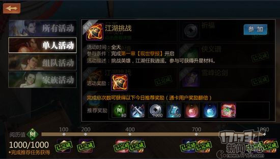 《剑侠世界》手游920全平台公测 游戏玩法揭秘