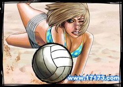 沙滩排球OL宣传海报