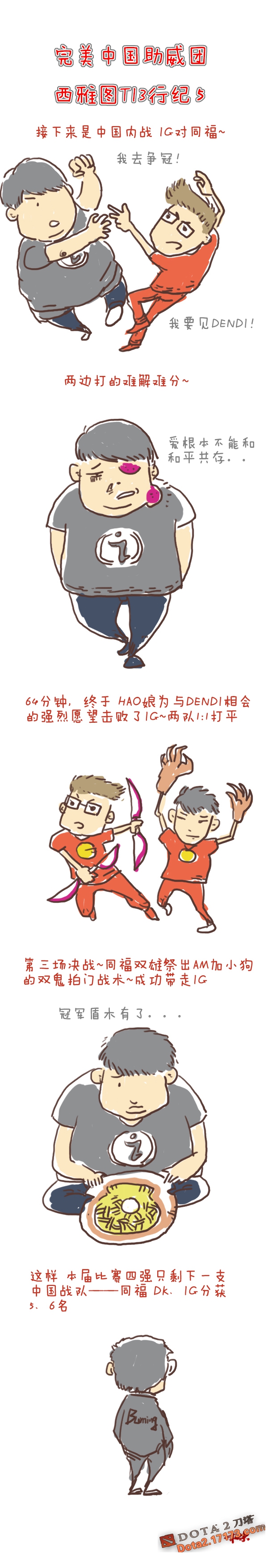 TI3漫画战报第五波 DOTA2众明星变身卡通形象