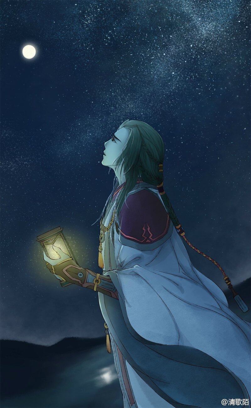 谢衣同人 此时相望不相闻，愿逐月华流照君