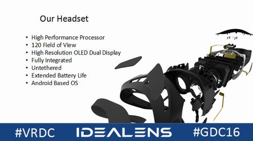 GDC 2016：IDEALENS VR一体机亮相GDC