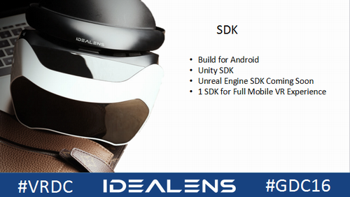 GDC 2016：IDEALENS VR一体机亮相GDC