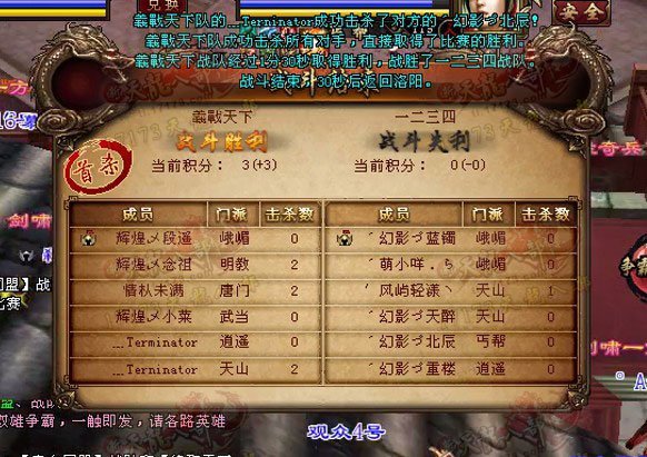 黑马又出现： 争霸赛D组【義戦天下】全胜晋级