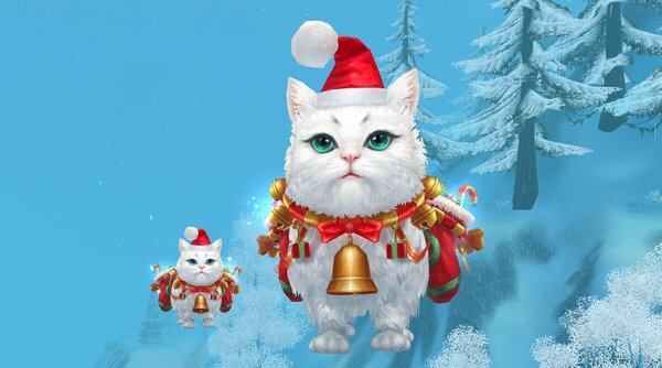 天下3圣诞坐骑雪团儿曝光 会飞的大猫